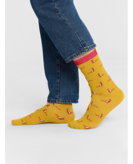 Носки горчичный