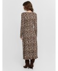 Платье мелкий леопард