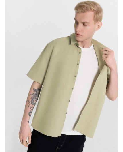 Рубашка зеленый чай