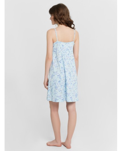 Комбинация узоры на голубом