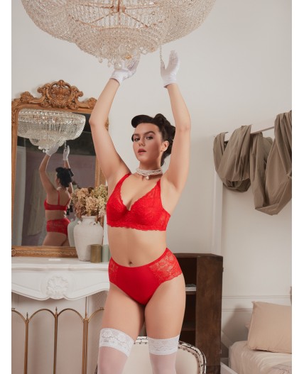 Бюстгальтер красный