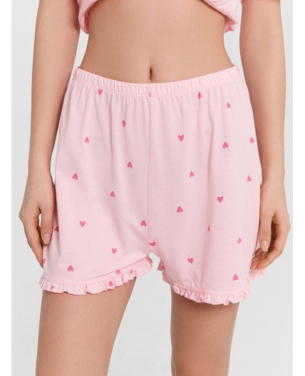 Комплект розовые сердечки