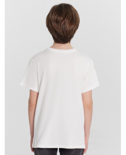 Футболка белый +печать1