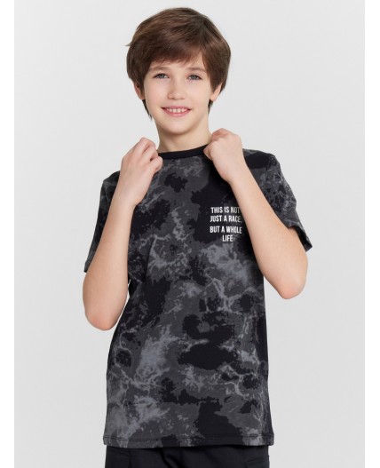 Футболка мраморная варка +печать