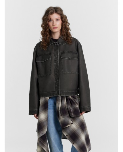 Куртка темно -коричневый