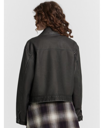 Куртка темно -коричневый