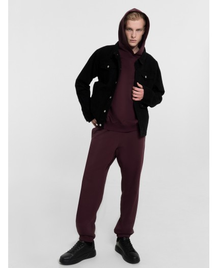 Брюки винный
