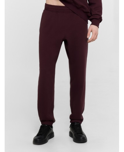 Брюки винный