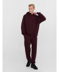 Брюки винный