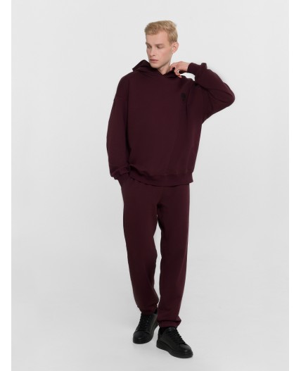 Брюки винный