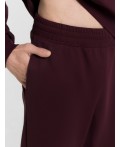 Брюки винный