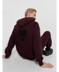 Анорак винный +печать