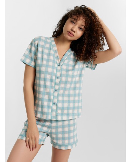 Комплект зеленая клетка