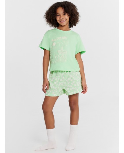 Комплект яблочный +цветы на яблочном