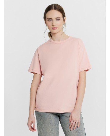 Футболка серебристо - розовый