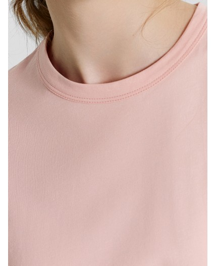 Футболка серебристо - розовый