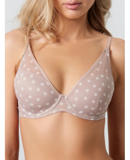 Бюстгальтер горохи на фраппе