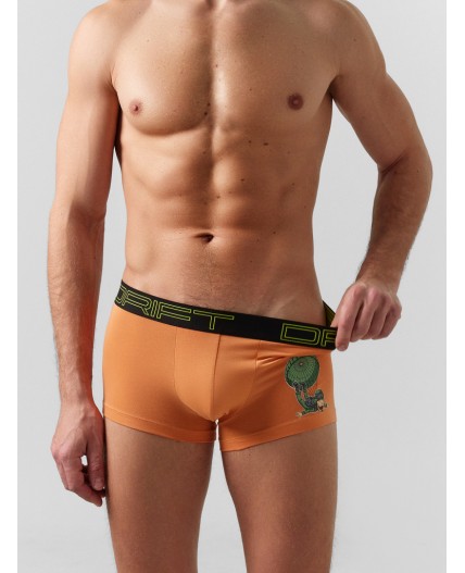 Трусы морковный +печать