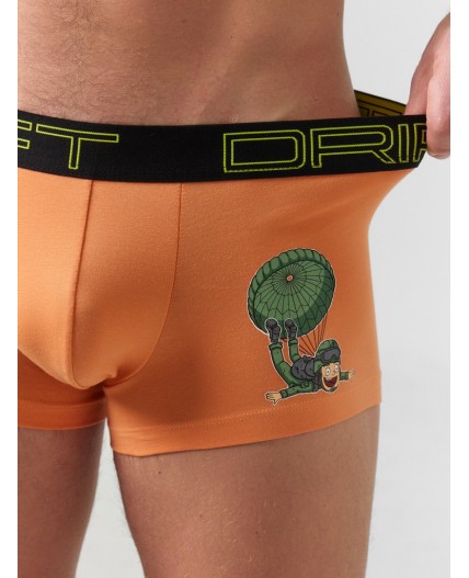 Трусы морковный +печать
