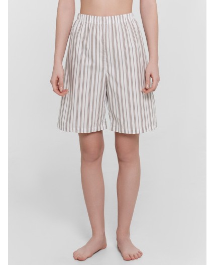 Комплект мокко +мокко полоска на белом