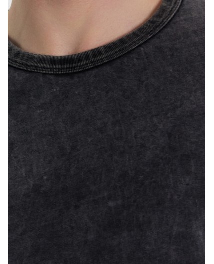 Лонгслив ACID WASH черный янтарь