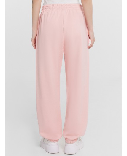 Брюки серебристо - розовый