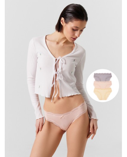 Трусы пудровый