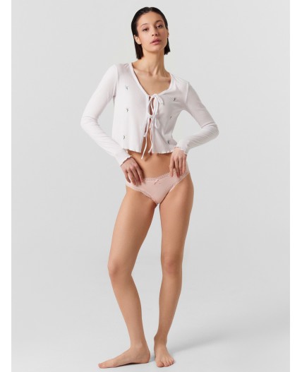 Трусы пудровый