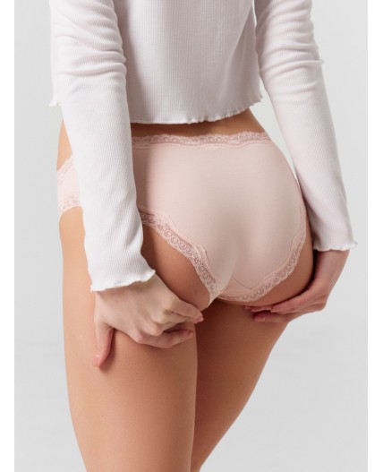 Трусы пудровый