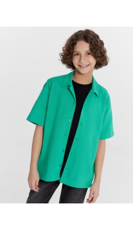 Рубашка зеленый топаз