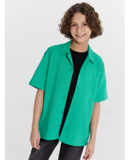 Рубашка зеленый топаз