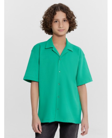 Рубашка зеленый топаз