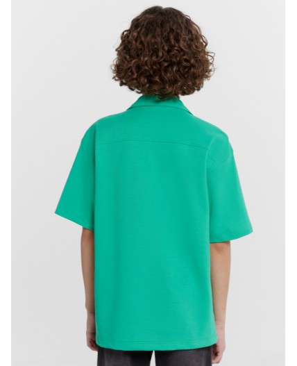 Рубашка зеленый топаз