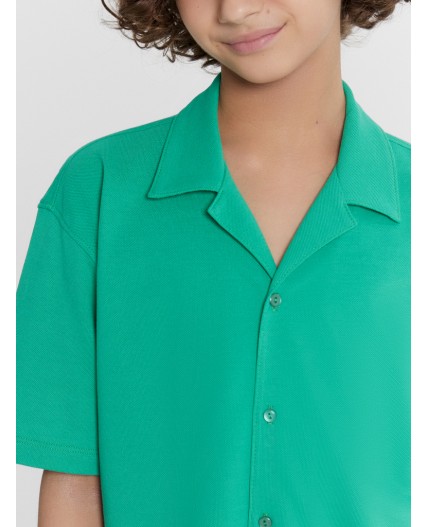 Рубашка зеленый топаз