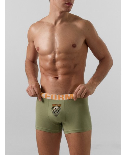 Трусы зеленый чай +печать