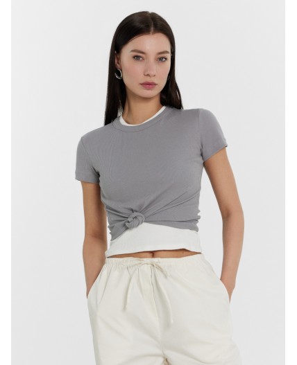 Футболка серый