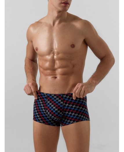 Трусы разноцветный узор на черном