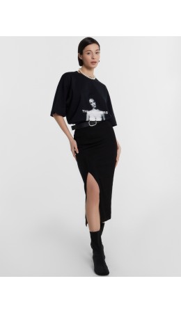 Юбка черный