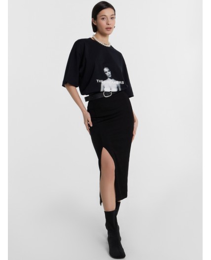Юбка черный