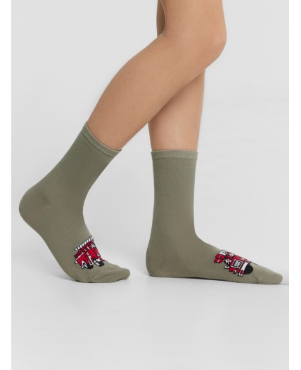 Носки оливка