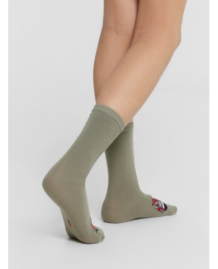 Носки оливка