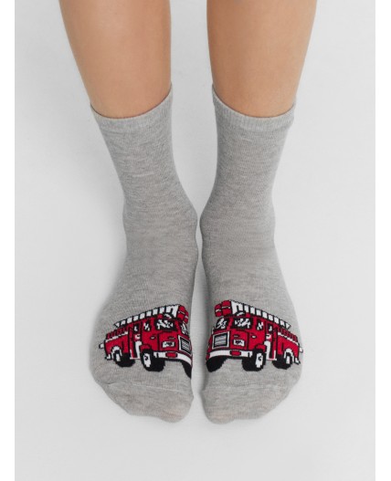 Носки серый меланж