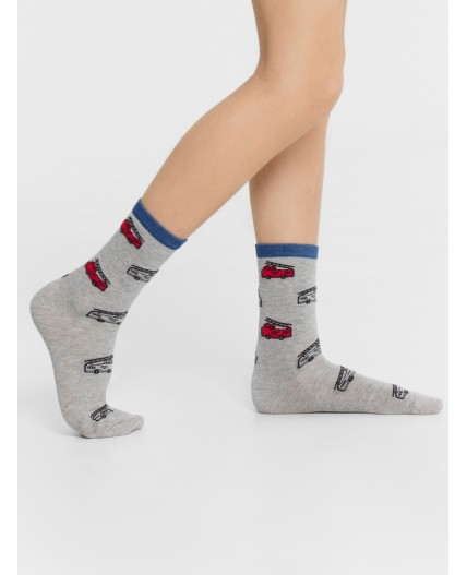 Носки серый меланж