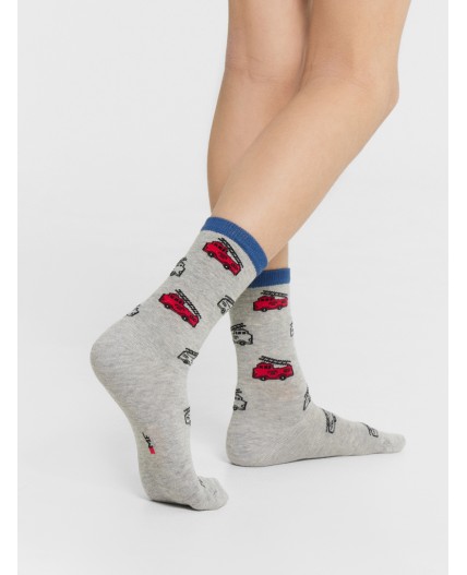 Носки серый меланж