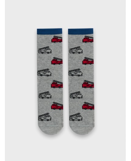 Носки серый меланж