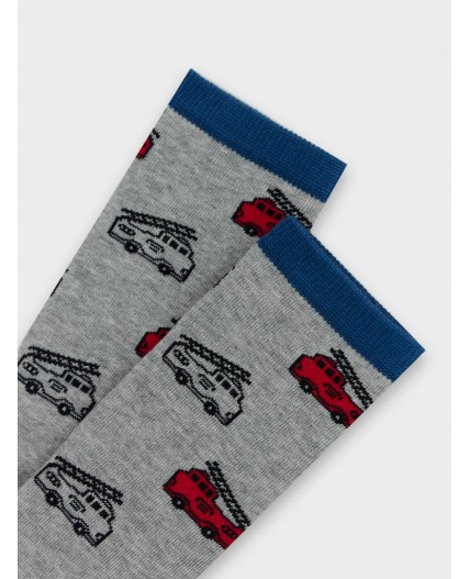 Носки серый меланж