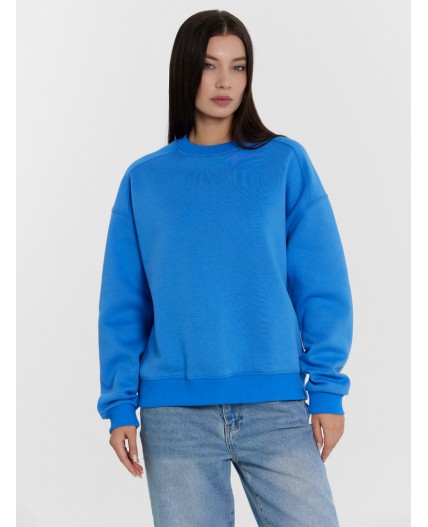 Свитшот яркий голубой