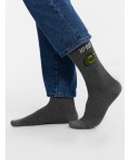 Носки т.серый меланж