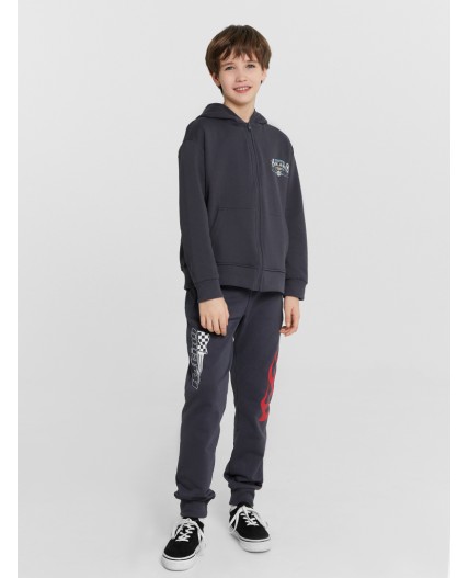 Толстовка графит +печать3