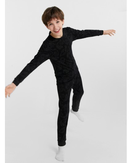 Комплект драконы на чёрном